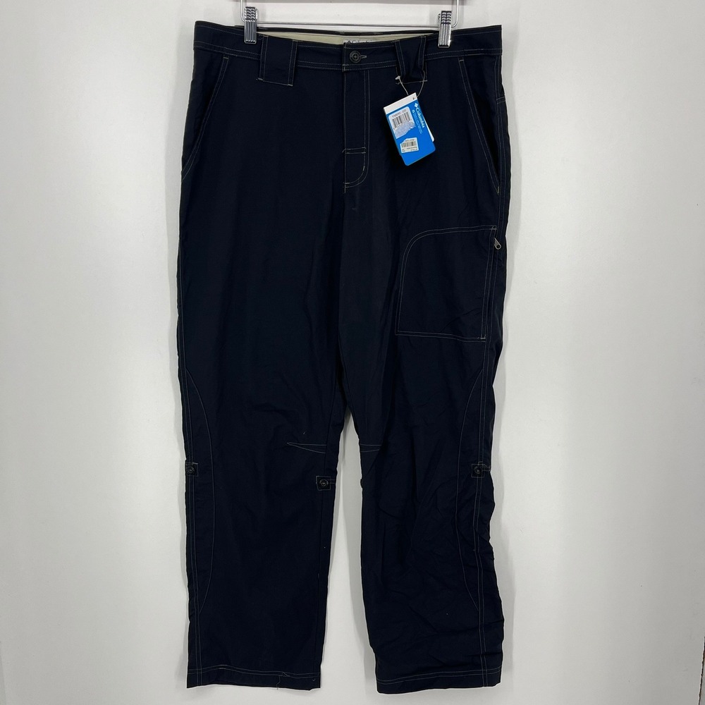 Columbia Field Gear Mens Omni-Shield Hiking Pants Black VM8095-010 34x32 NWT